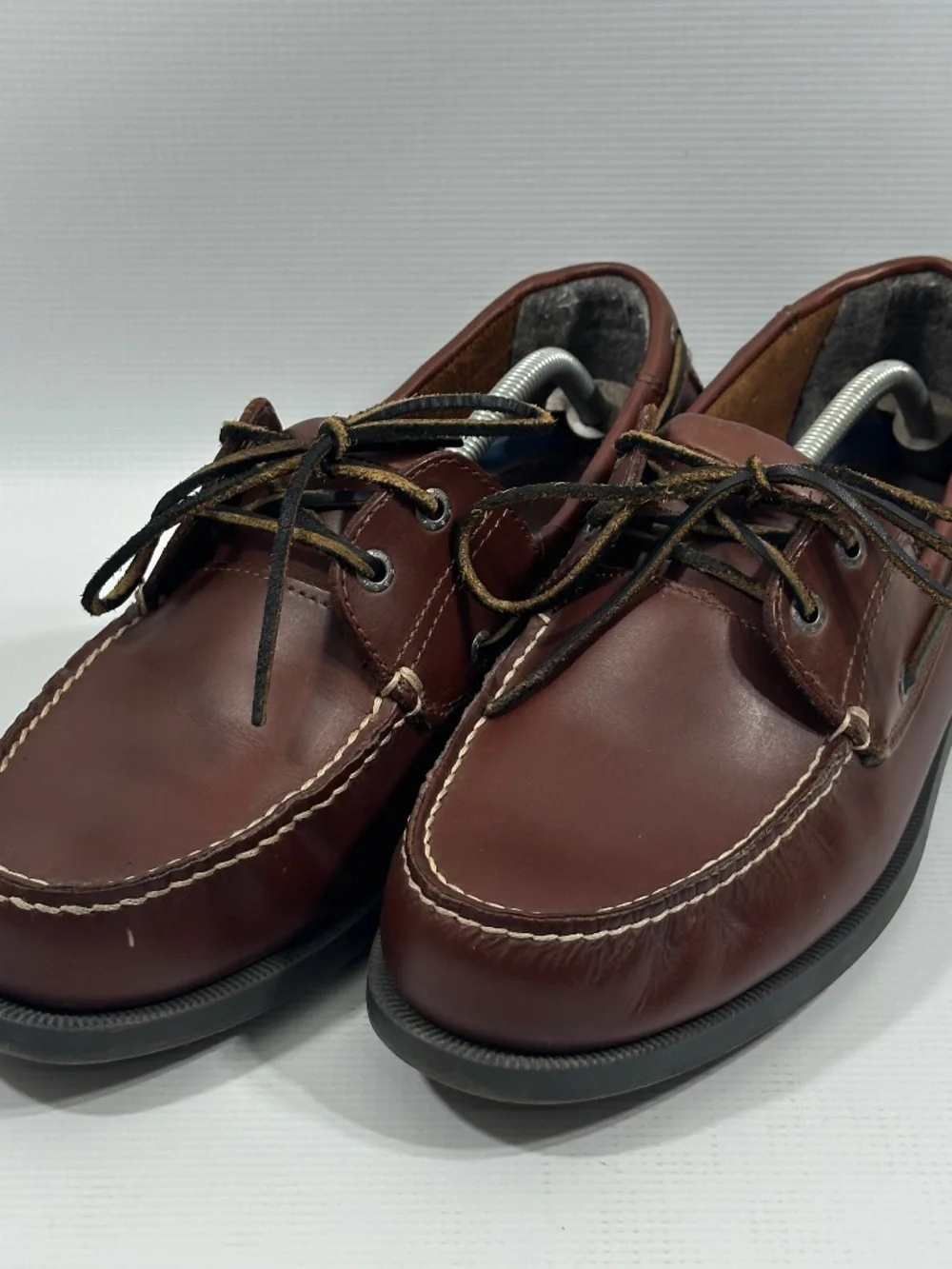 Dockers Shoes Mens Size 11 Brown Leather Boat Moc Toe Casual Slip Resistant